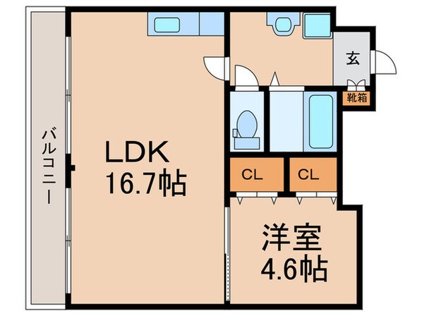 Ｌｅｉｗａ服部天神の物件間取画像